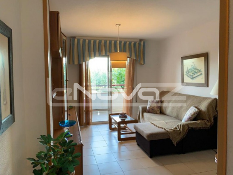 Schöne 2-Zimmer-Wohnung im Erdgeschoss mit einer großen Terrasse, 350 m vom besten Strand in Mil Palmeras entfernt.. #1302