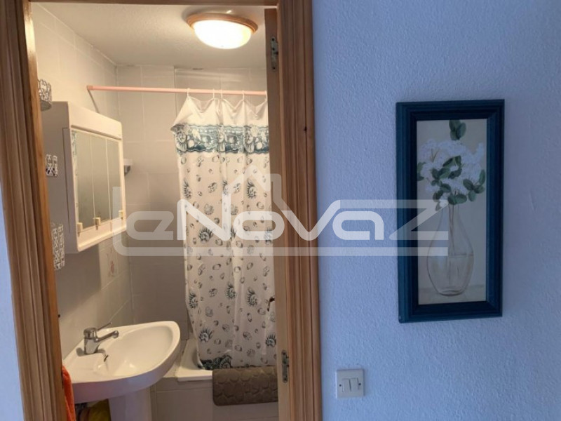 Schöne 2-Zimmer-Wohnung im Erdgeschoss mit einer großen Terrasse, 350 m vom besten Strand in Mil Palmeras entfernt.. #1302